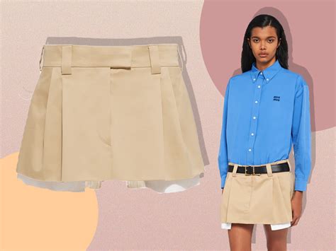 miu miu mini skirt dupe|miuni skirt.